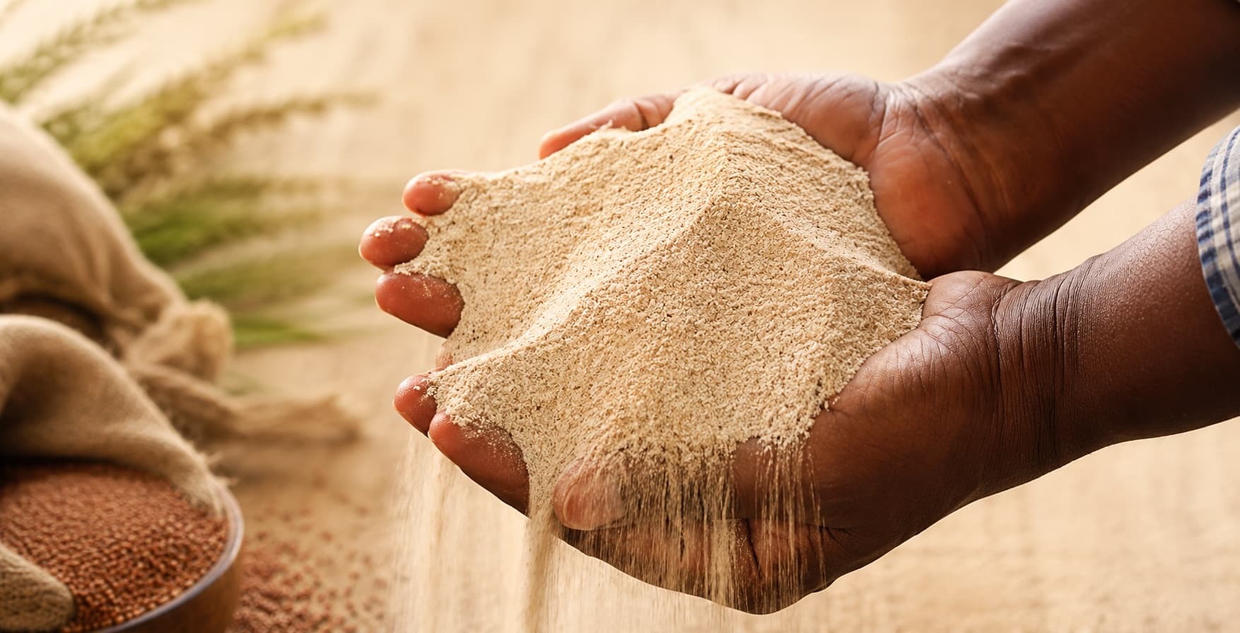 Ethiopian injera and food